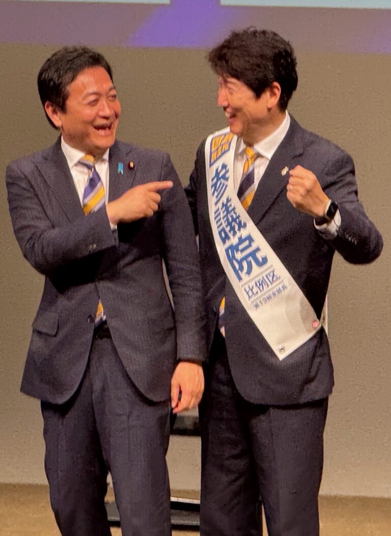 笑顔の相乗効果。